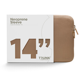 Trunk Neopren Sleeve für MacBook Pro 14&amp;quot;, taupe