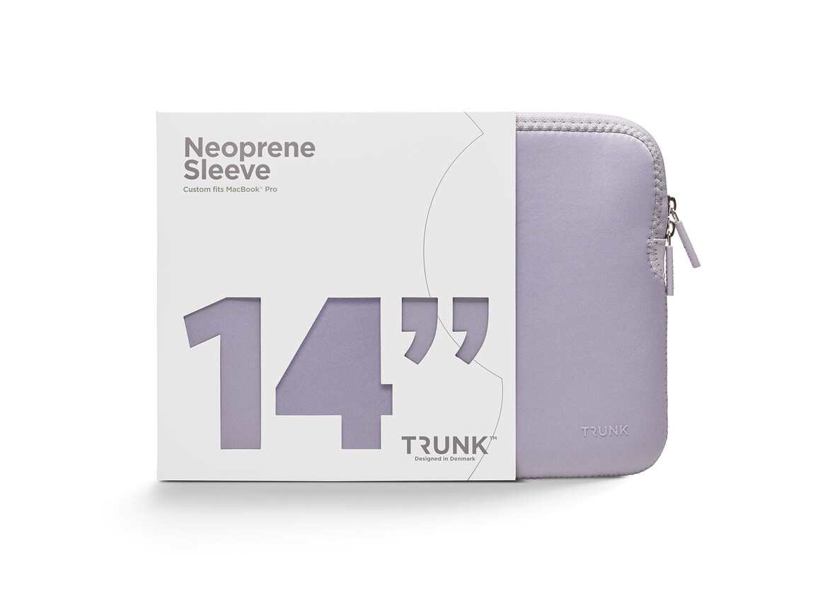 Trunk Neopren Sleeve für MacBook Pro 14", hellblau