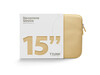 Trunk Neopren Sleeve für MacBook Air 15", chardonnay