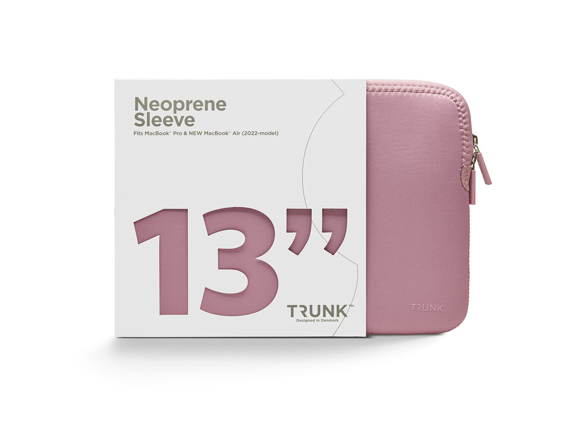 Trunk Neopren Sleeve für MacBook Air/MacBook Pro 13", rosa