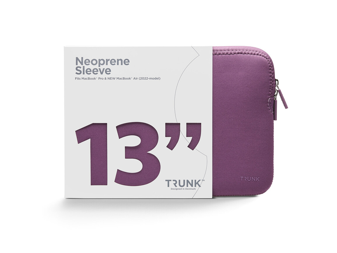 Trunk Neopren Sleeve für MacBook Air/MacBook Pro 13", pflaume