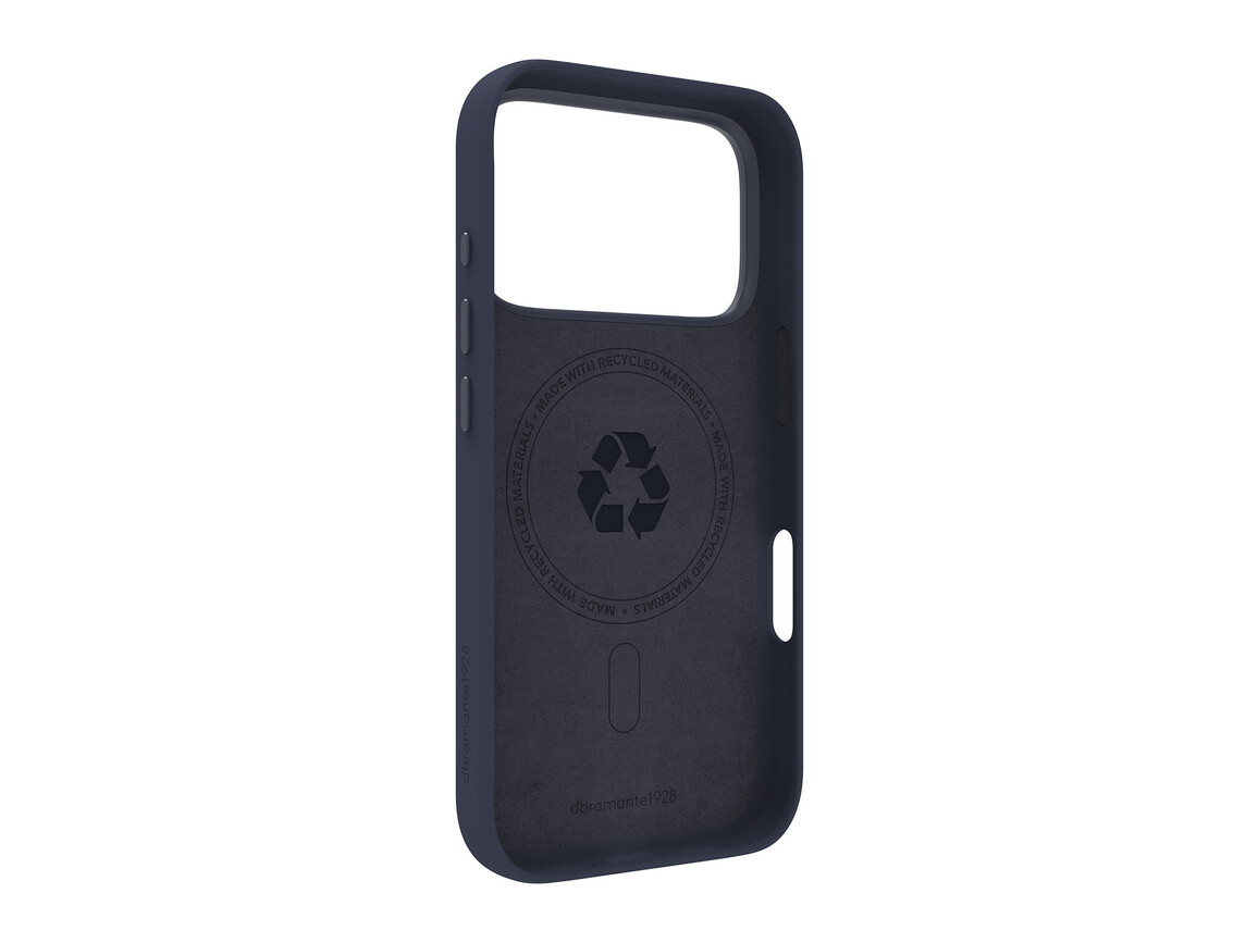 dbramante Roskilde ICON Case mit MagSafe für iPhone 17 Pro, dunkelblau