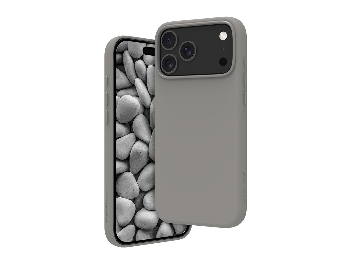 dbramante Roskilde ICON Case mit MagSafe für iPhone 17 Pro Max, grau
