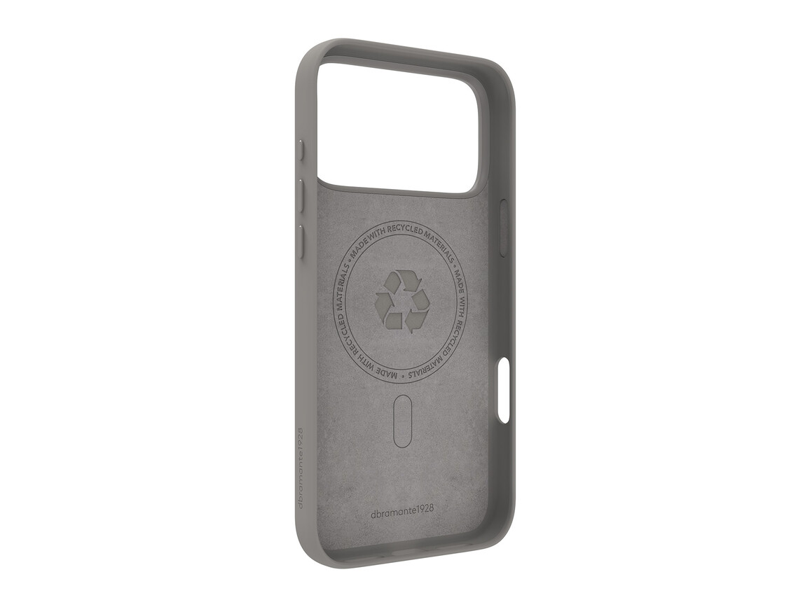 dbramante Roskilde ICON Case mit MagSafe für iPhone 17 Pro Max, grau