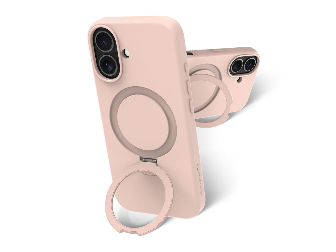 dbramante Roskilde ICON Case mit MagSafe Kick für iPhone 17, rosa dbramante Roskilde ICON Case mit MagSafe Kick für iPhone 17, rosa