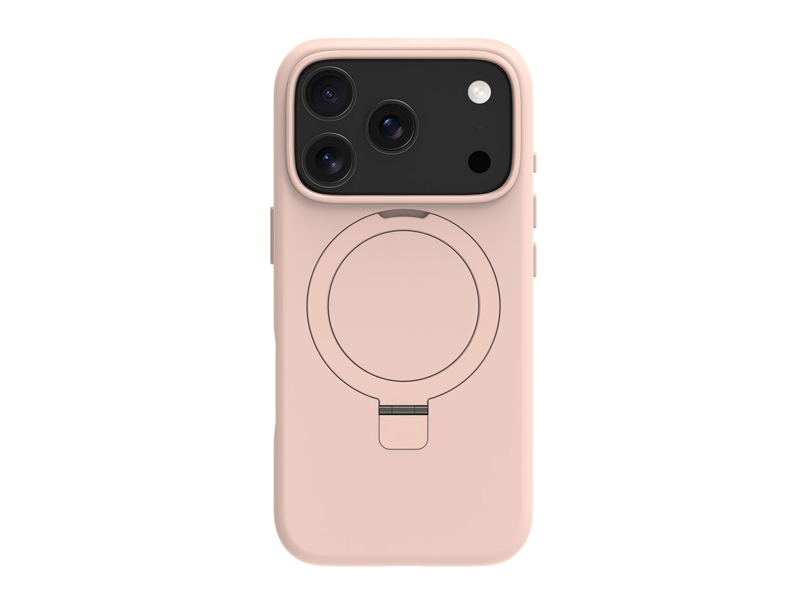dbramante Roskilde ICON Case mit MagSafe Kick für iPhone 17 Pro, rosa