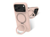 dbramante Roskilde ICON Case mit MagSafe Kick für iPhone 17 Pro, rosa