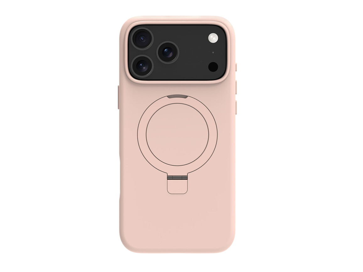 dbramante Roskilde ICON Case mit MagSafe Kick für iPhone 17 Pro Max, rosa