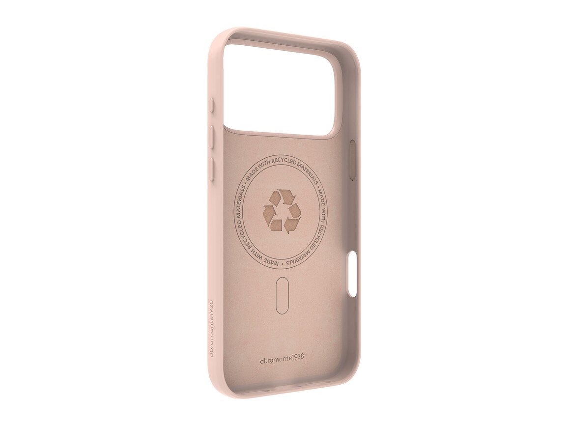 dbramante Roskilde ICON Case mit MagSafe Kick für iPhone 17 Pro Max, rosa
