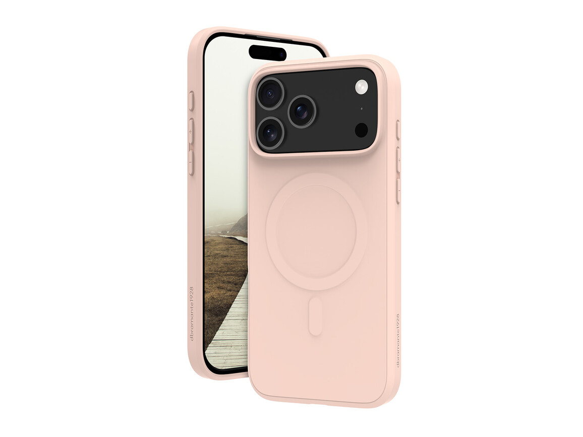 dbramante Greenland Pro Case mit MagSafe für iPhone 17 Pro Max, rosa