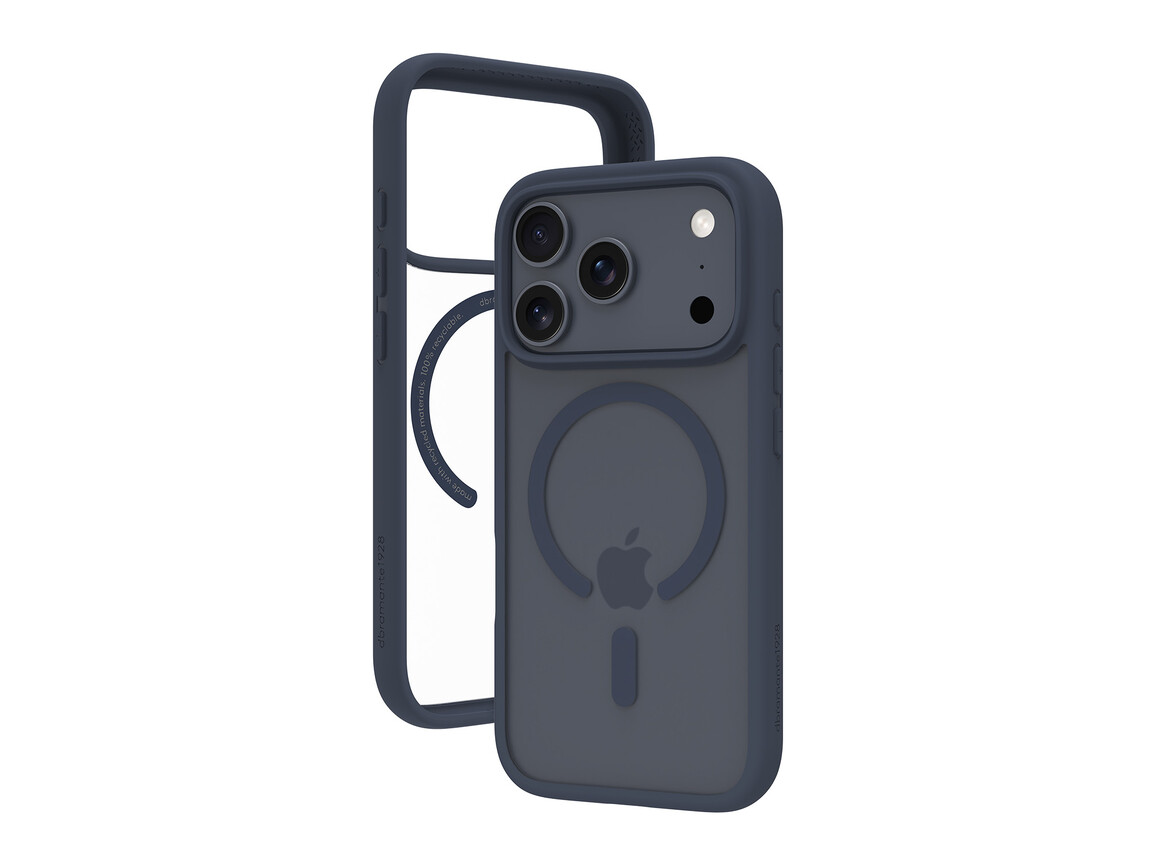 dbramante Grenen Case mit MagSafe für iPhone 17 Pro, blau