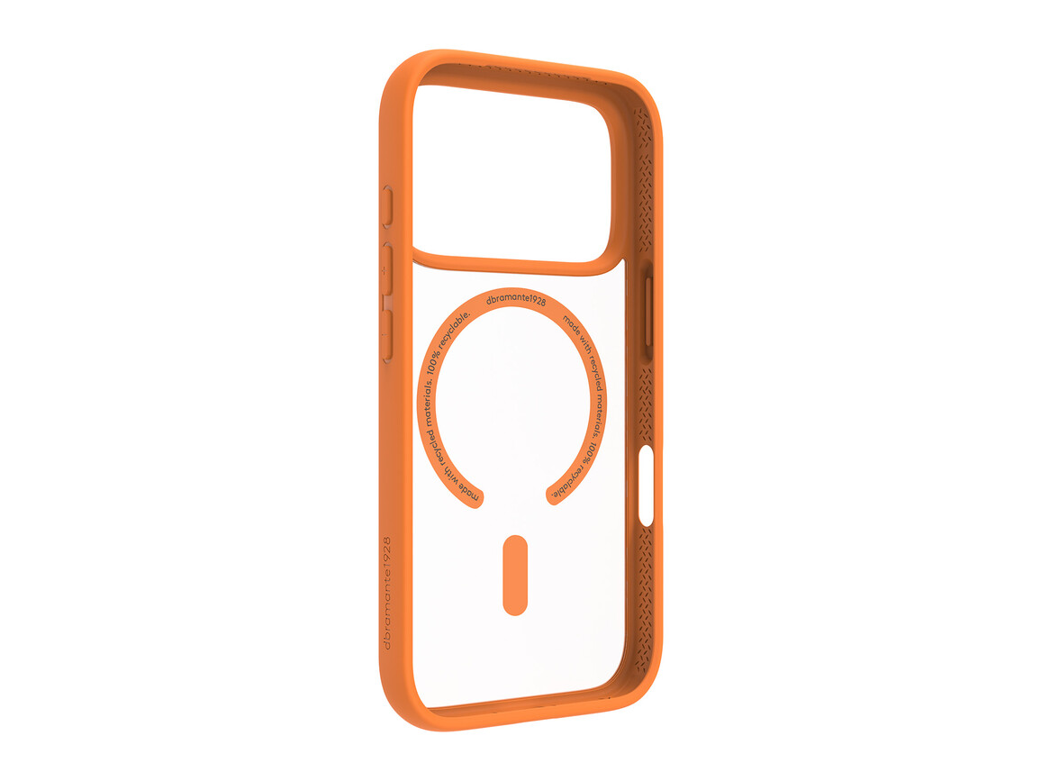 dbramante Grenen Case mit MagSafe für iPhone 17 Pro, orange