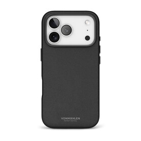 Vonmählen Kunstleder-Case für iPhone 17 Pro, schwarz