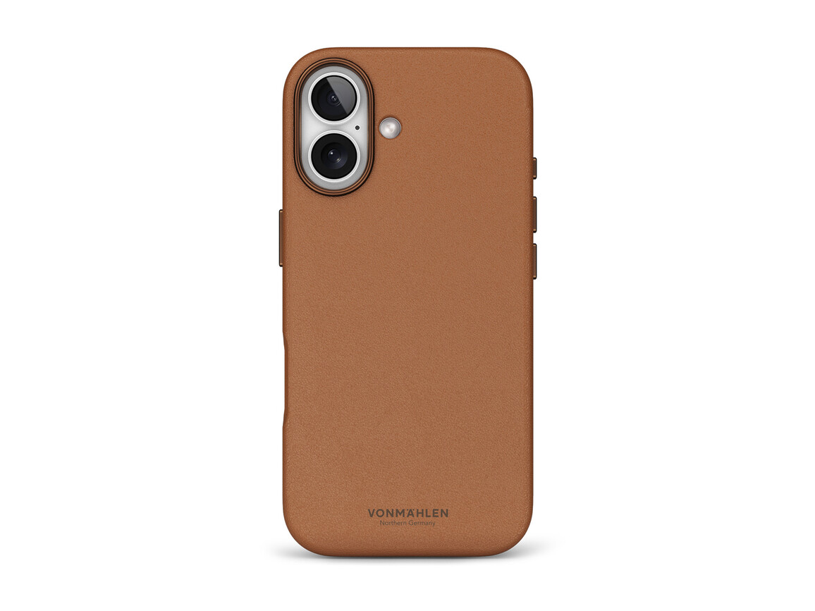 Vonmählen Kunstleder-Case für iPhone 17, braun