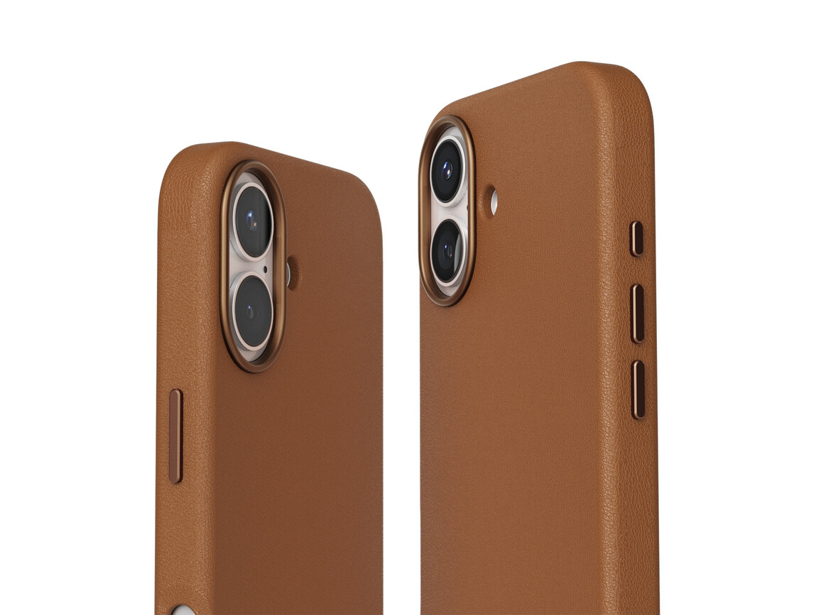 Vonmählen Kunstleder-Case für iPhone 17, braun