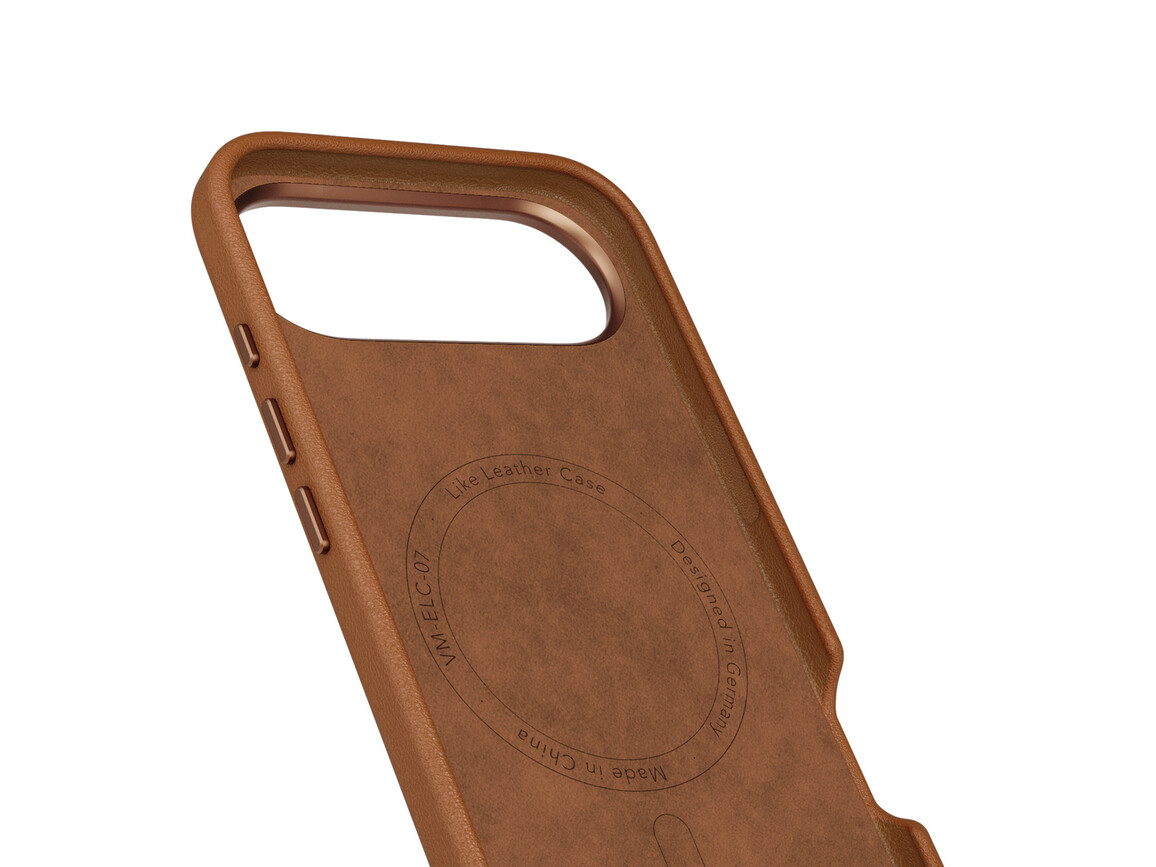 Vonmählen Kunstleder-Case für iPhone 17 Air, braun