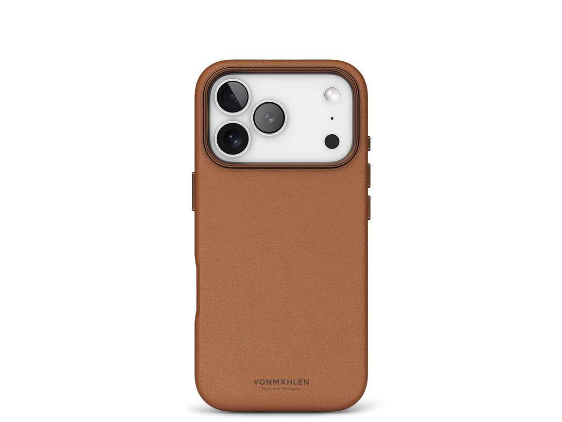 Vonmählen Kunstleder-Case für iPhone 17 Pro, braun