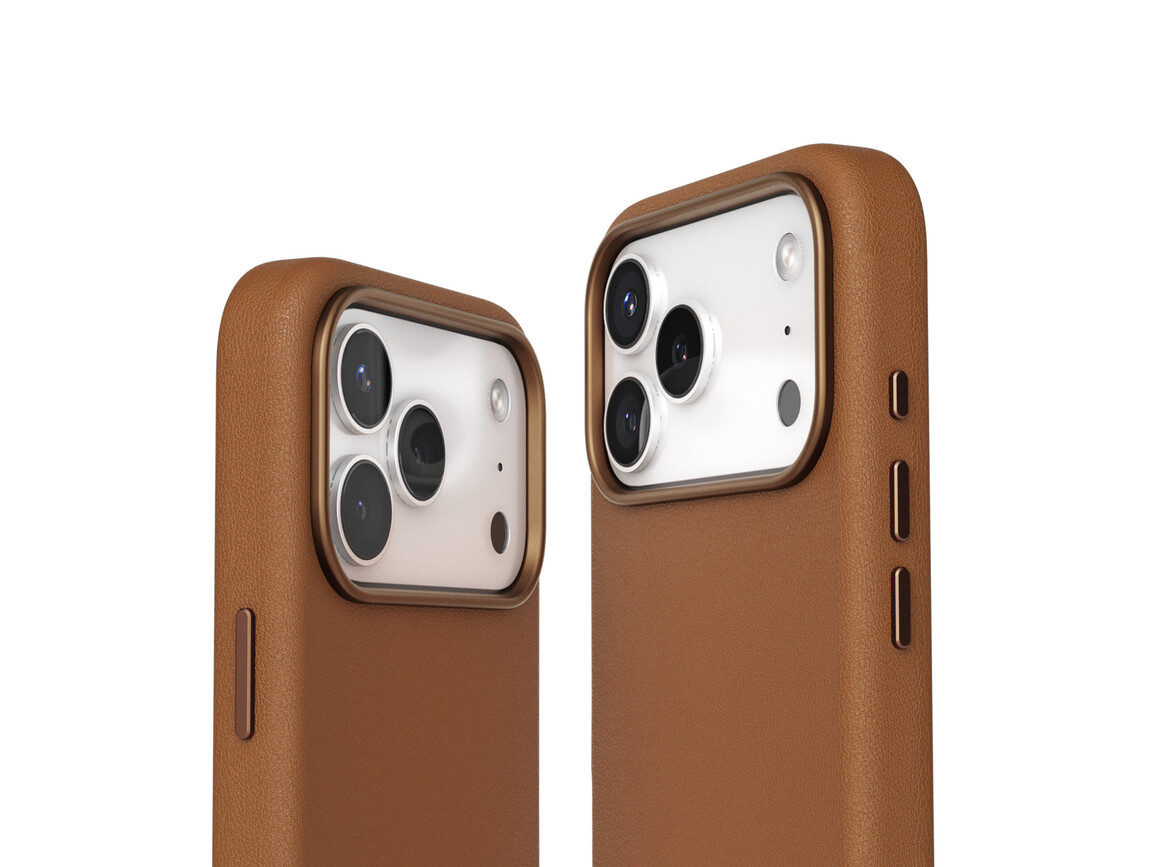 Vonmählen Kunstleder-Case für iPhone 17 Pro, braun