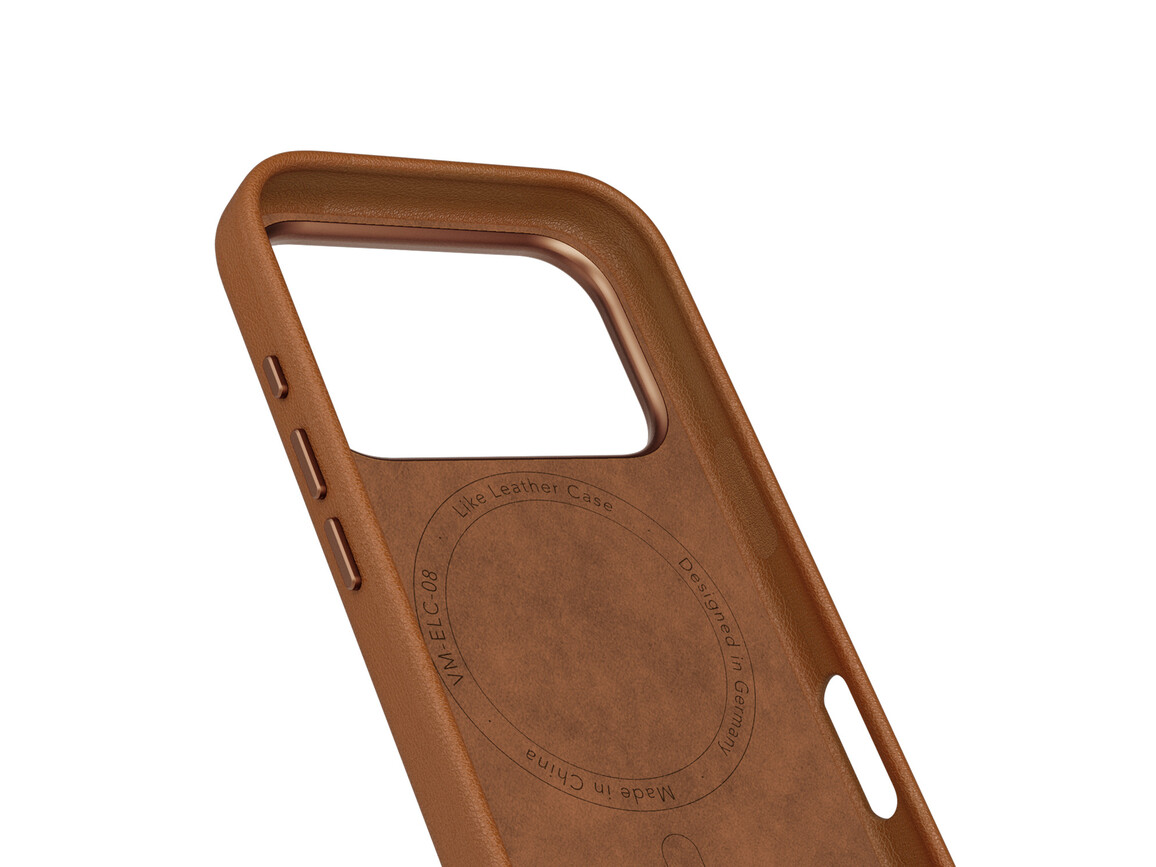 Vonmählen Kunstleder-Case für iPhone 17 Pro, braun