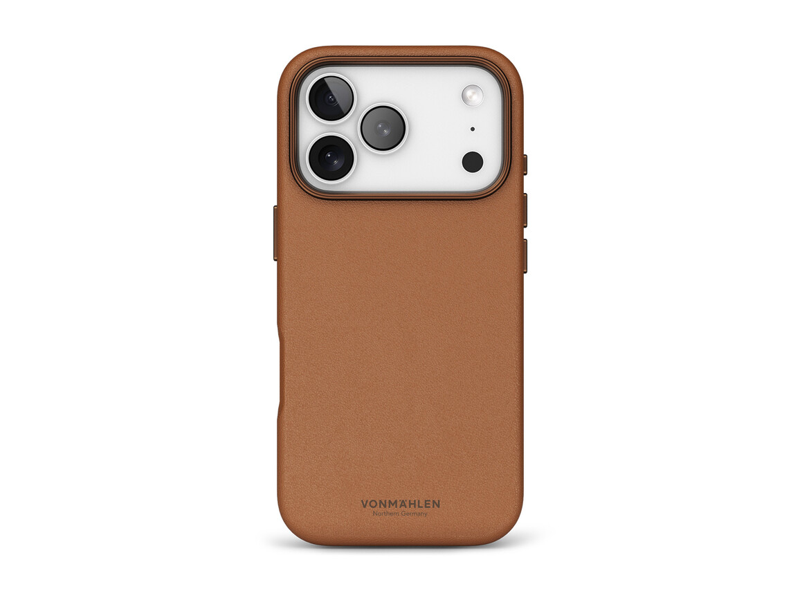 Vonmählen Kunstleder-Case für iPhone 17 Pro Max, braun