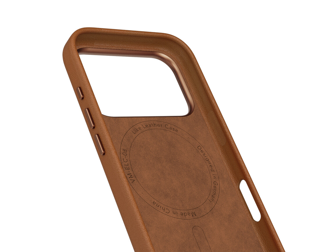 Vonmählen Kunstleder-Case für iPhone 17 Pro Max, braun