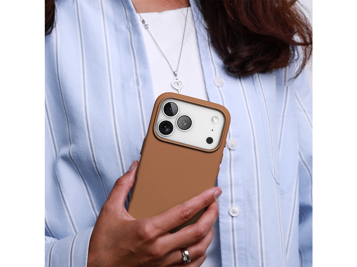 Vonmählen Kunstleder-Case für iPhone 17 Pro Max, braun