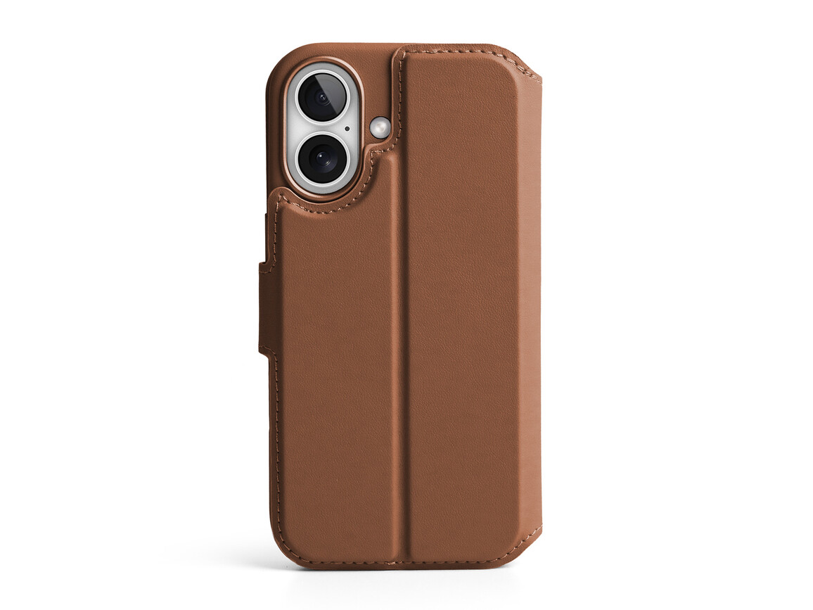 Vonmählen Kunstleder-Folio für iPhone 17, braun