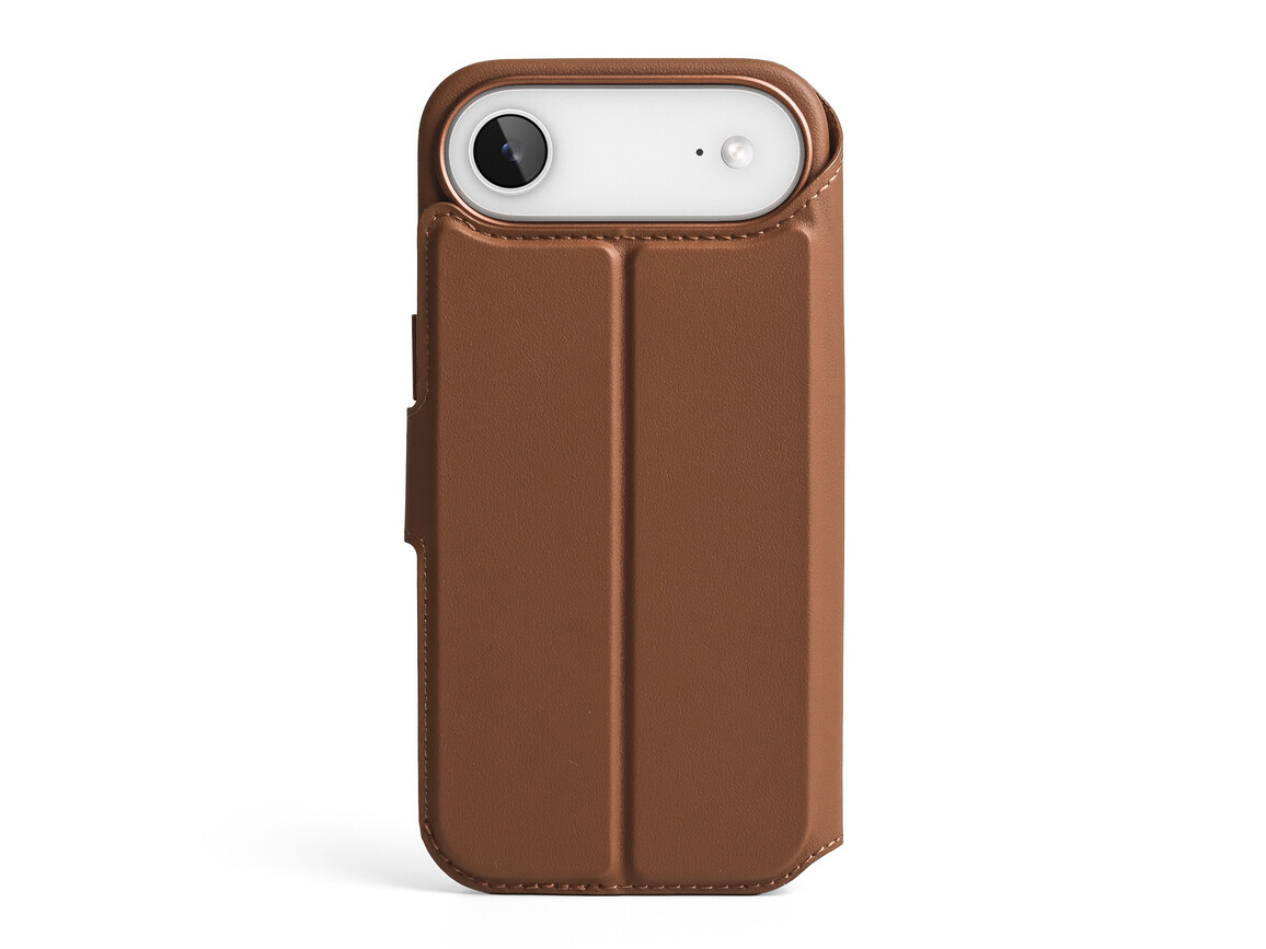 Vonmählen Kunstleder-Folio für iPhone Air, braun