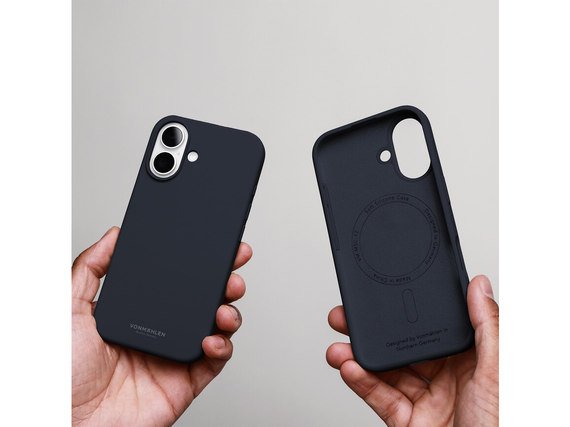 Vonmählen Silikon-Case für iPhone 17, blau Vonmählen Silikon-Case für iPhone 17, blau