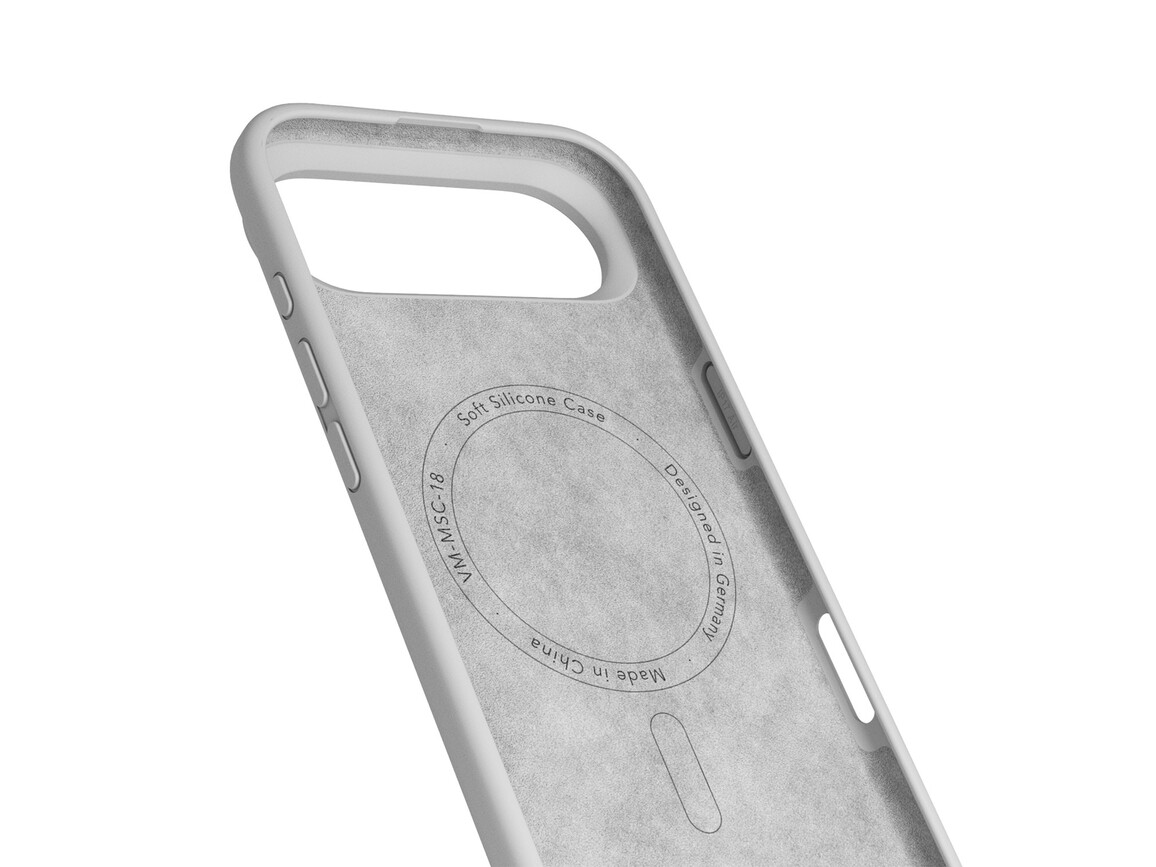 Vonmählen Silikon-Case für iPhone 17 Air, hellgrau