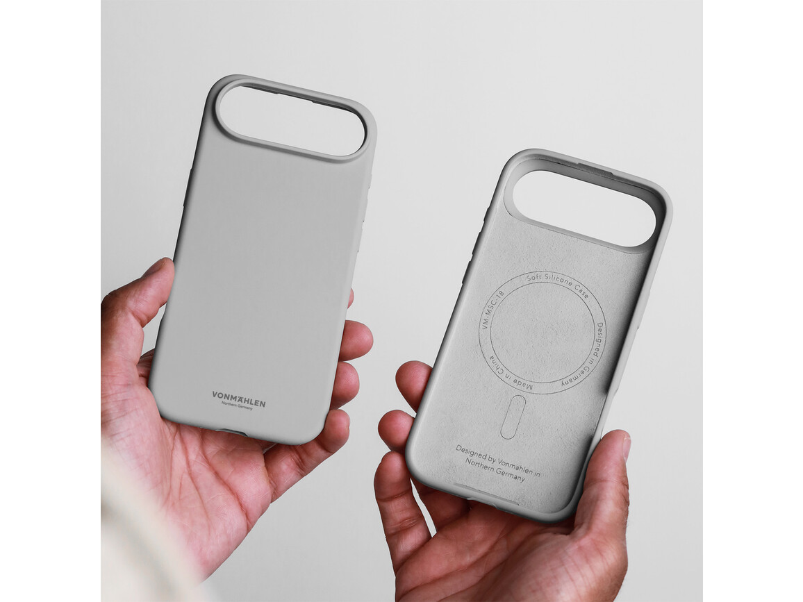 Vonmählen Silikon-Case für iPhone 17 Air, hellgrau