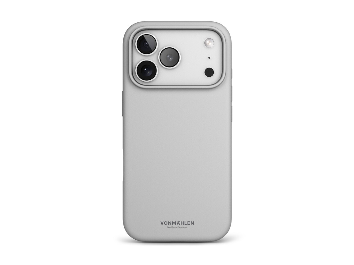 Vonmählen Silikon-Case für iPhone 17 Pro, hellgrau