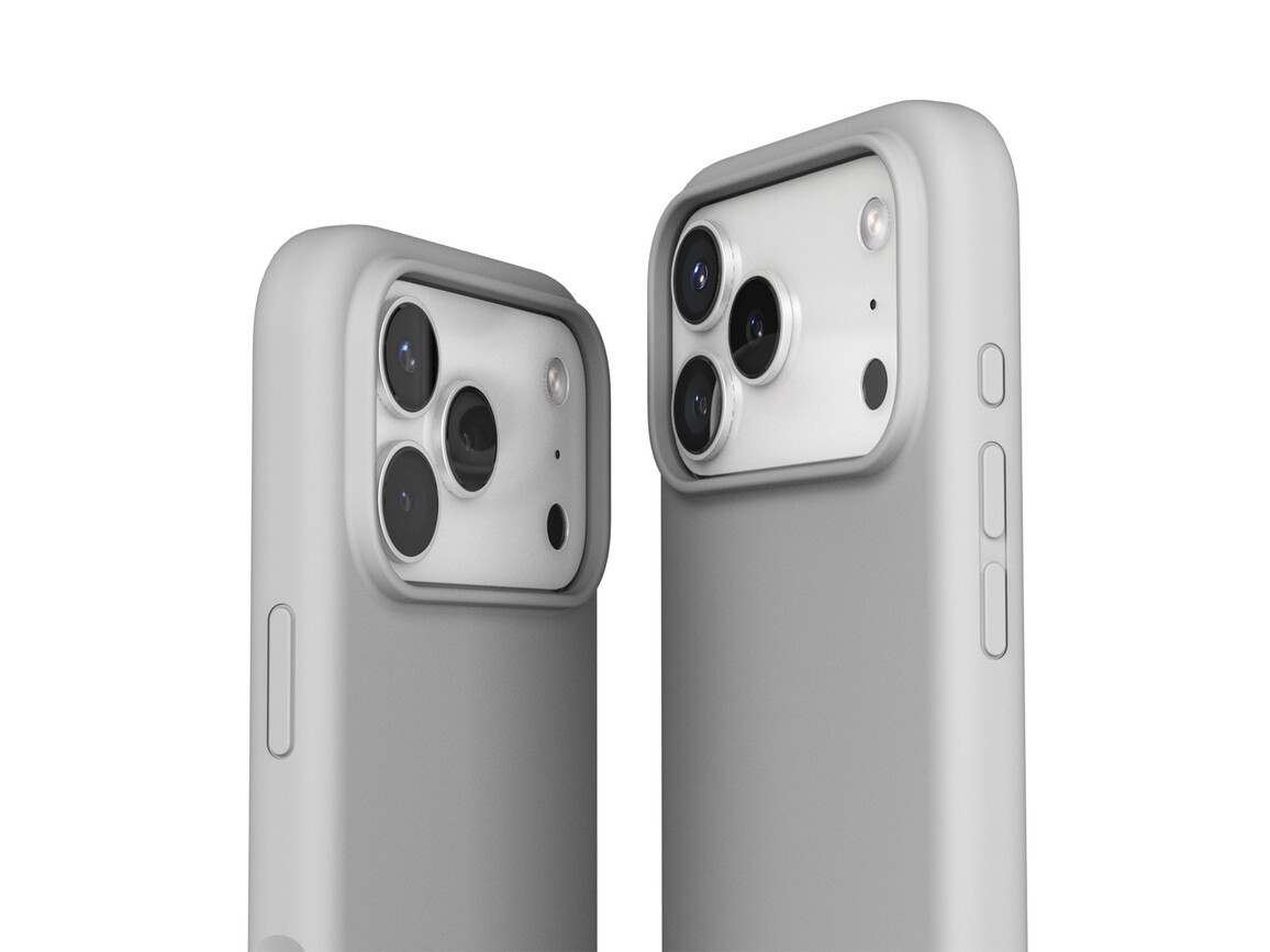 Vonmählen Silikon-Case für iPhone 17 Pro, hellgrau
