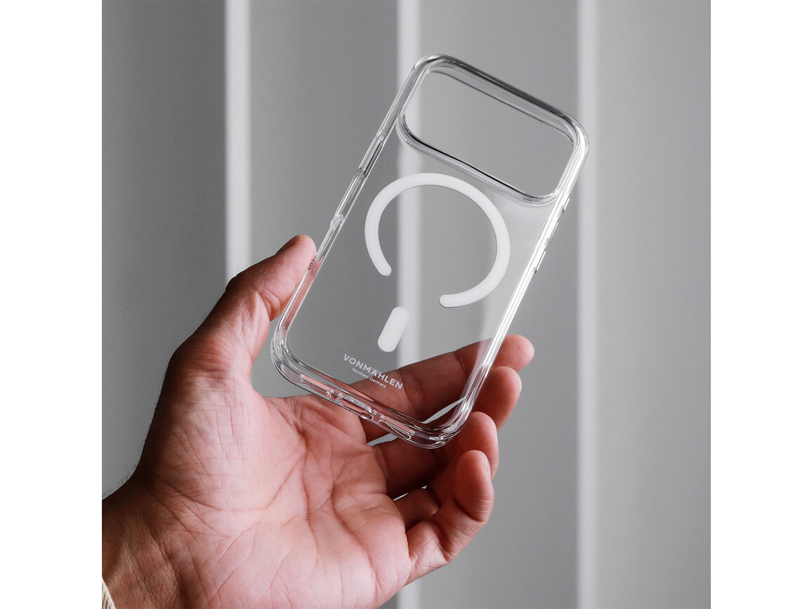 Vonmählen Transparent Case 2 für iPhone 17 Pro, weiss