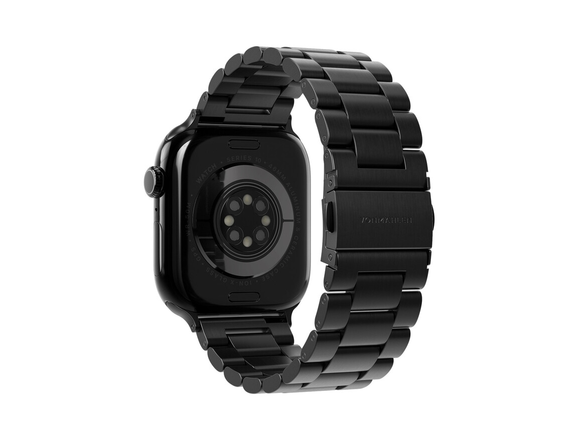 Vonmählen Gliederarmband 2 für Apple Watch 40/41/42mm, schwarz