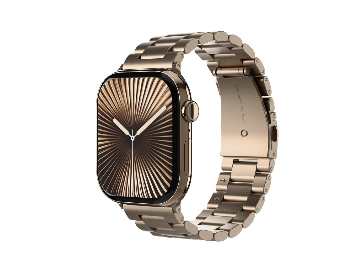 Vonmählen Gliederarmband 2 für Apple Watch 44/45/46/49mm, gold