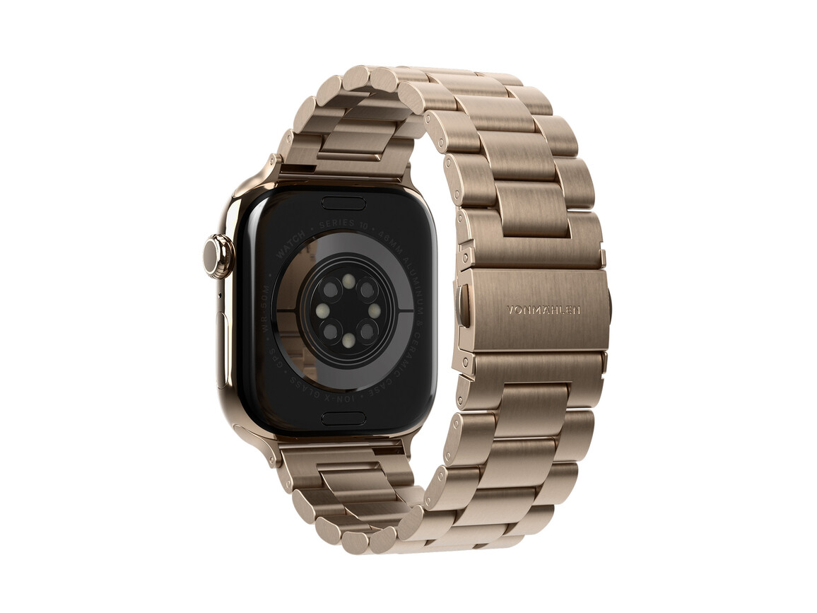 Vonmählen Gliederarmband 2 für Apple Watch 44/45/46/49mm, gold