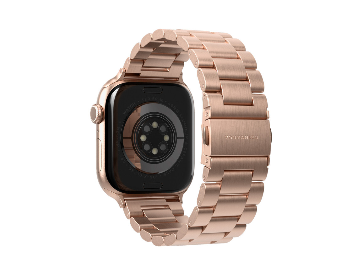 Vonmählen Gliederarmband 2 für Apple Watch 44/45/46/49mm, rosegold