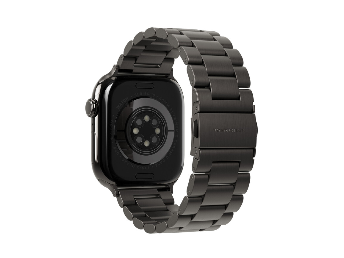 Vonmählen Gliederarmband 2 für Apple Watch 44/45/46/49mm, granitgrau