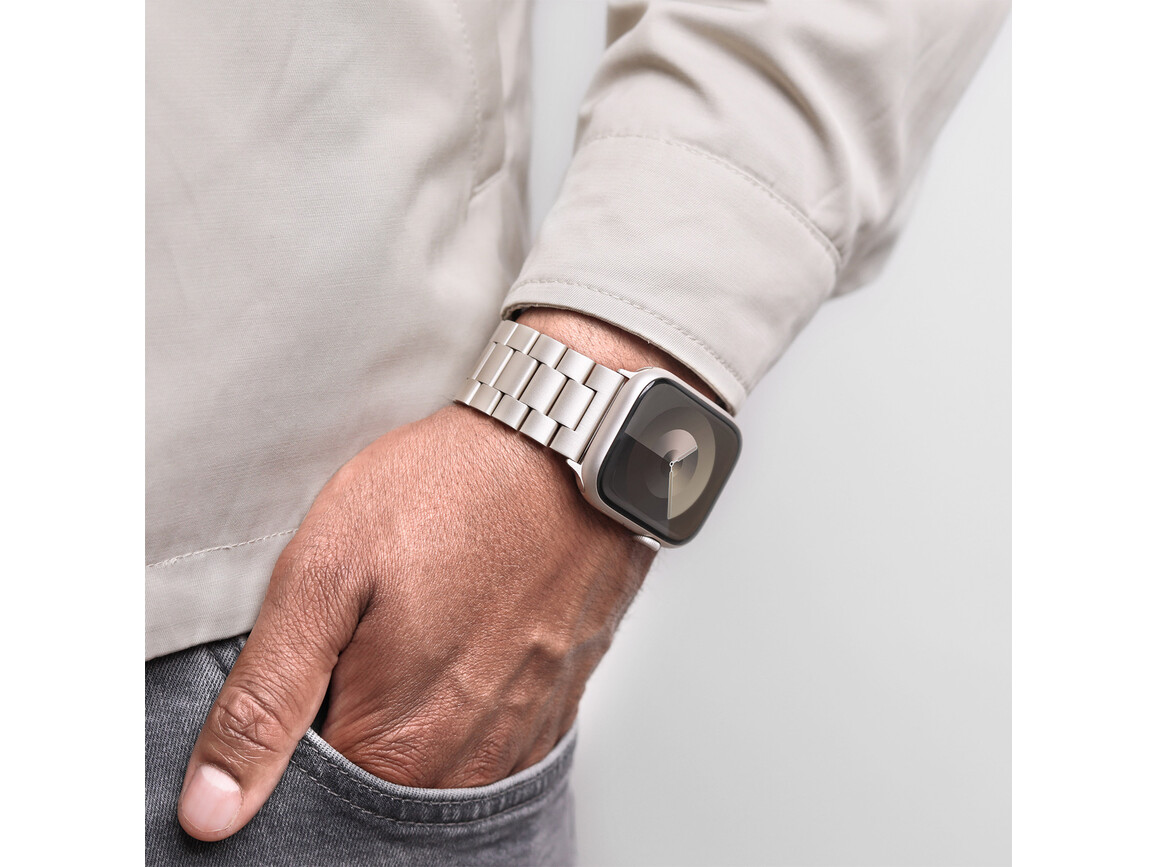 Vonmählen Gliederarmband 2 für Apple Watch 44/45/46/49mm, champagne