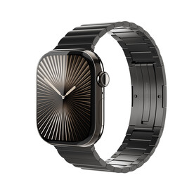 Vonmählen Edelstahl Gliederarmband Pro für Apple Watch 40/41/42mm, granitgrau