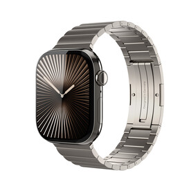 Vonmählen Edelstahl Gliederarmband Pro für Apple Watch 44/45/46/49mm, wüstensand
