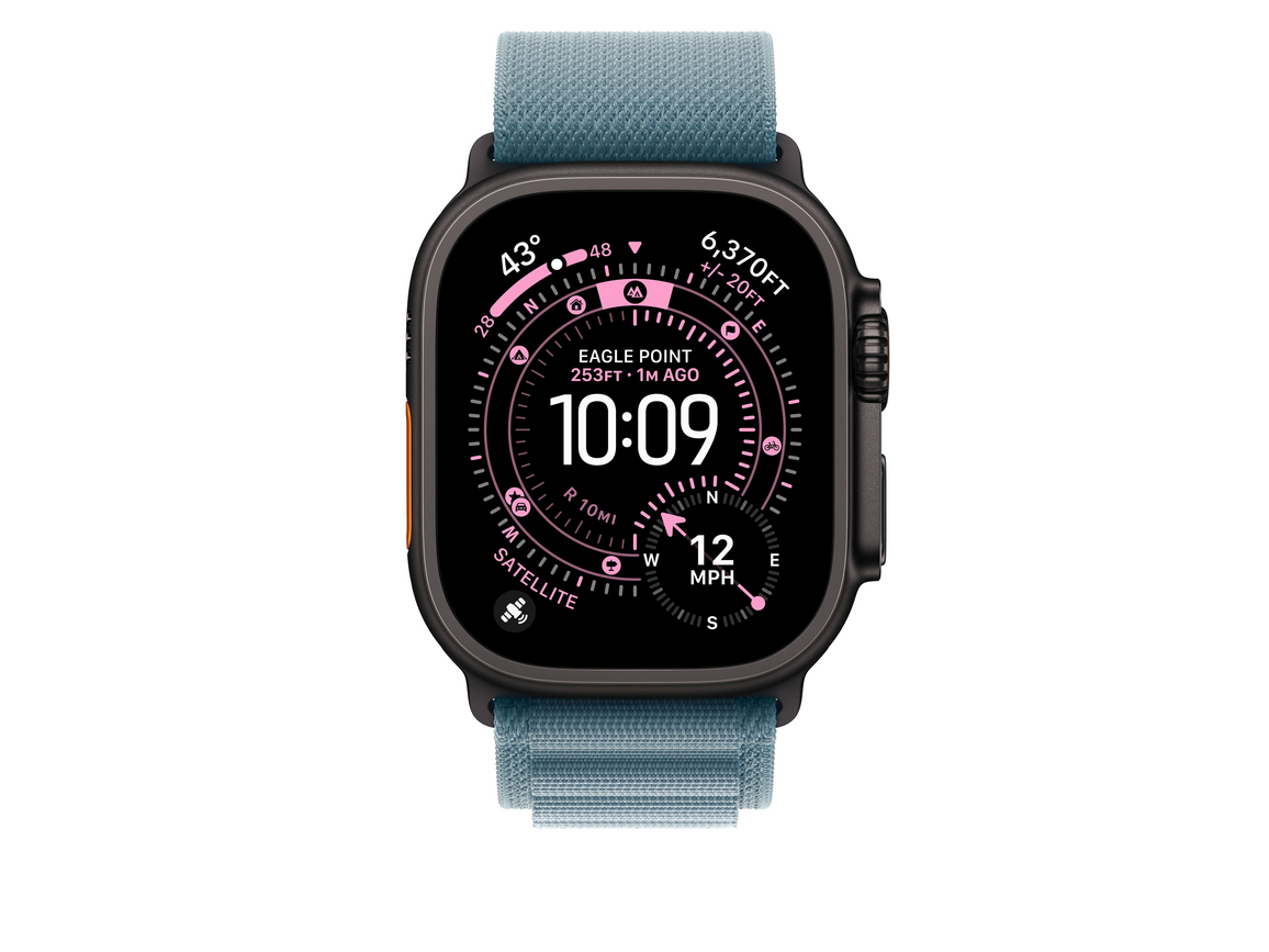 49 mm Alpine Loop Hellblau - Large - Titan Schwarz