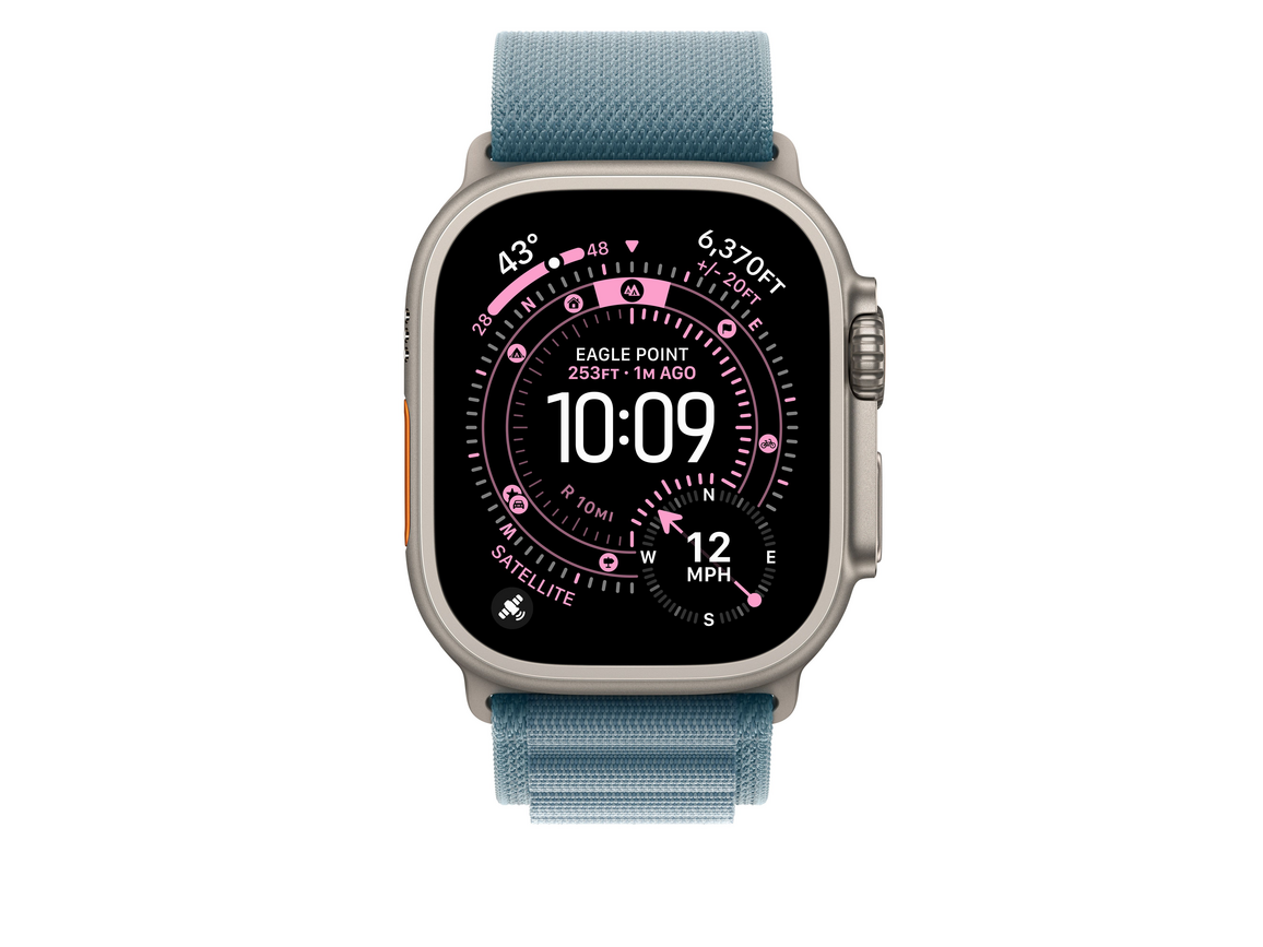 49 mm Alpine Loop Hellblau - Medium - Titan Natur