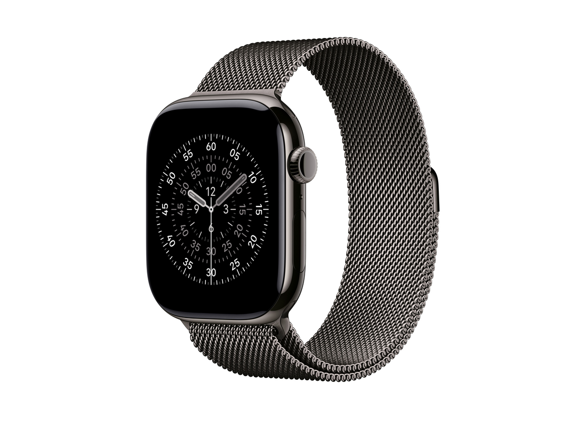 46 mm Milanaise Armband Schiefer – S/M