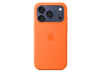 iPhone 17 Pro Silikon Case mit MagSafe - Orange