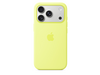 iPhone 17 Pro Silikon Case mit MagSafe - Neongelb