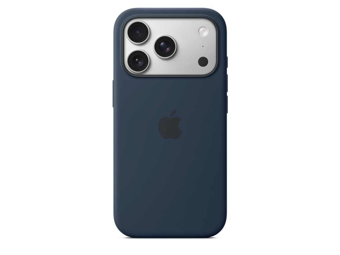 iPhone 17 Pro Silikon Case mit MagSafe - Mitternacht