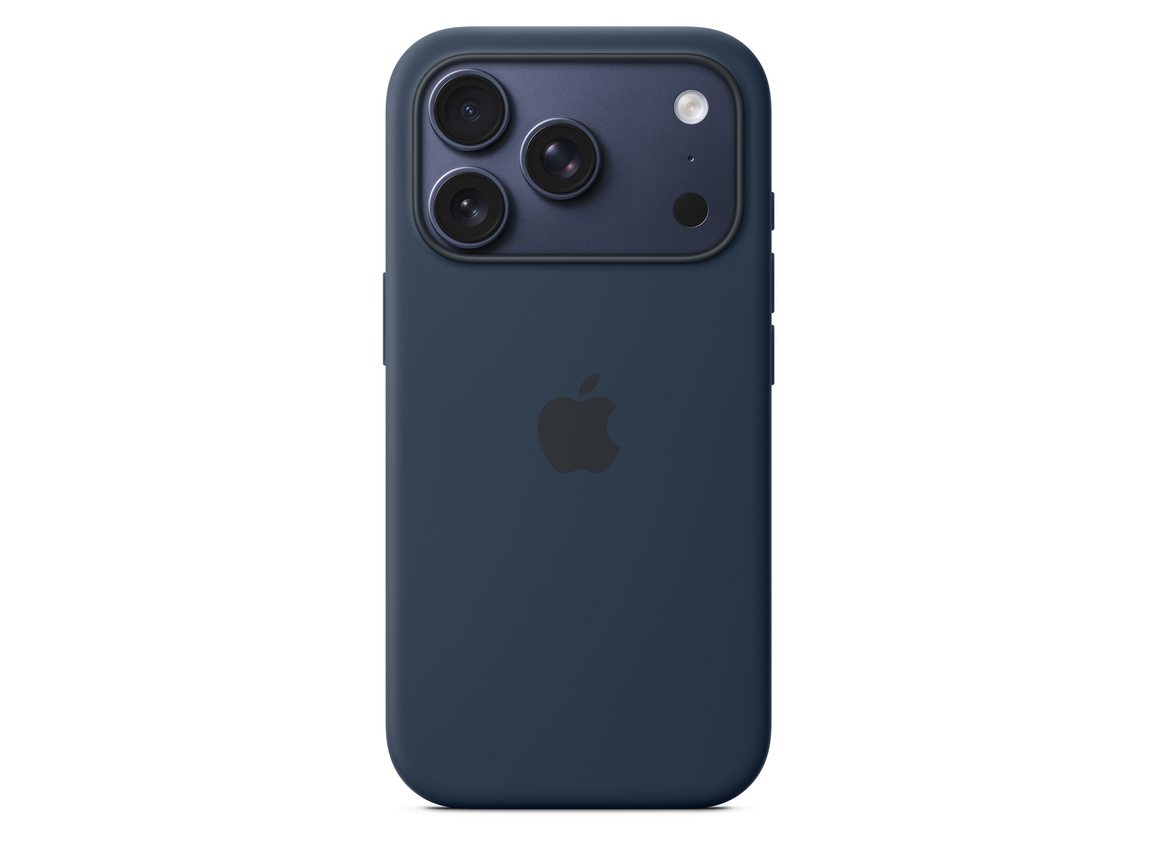 iPhone 17 Pro Silikon Case mit MagSafe - Mitternacht