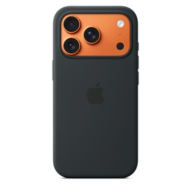 iPhone 17 Pro Silikon Case mit MagSafe - Schwarz